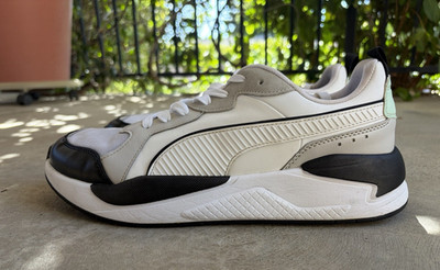 PUMA X-Ray Game White Black Low Top Lace-Up Men's Athletic Sneakers 372849-02