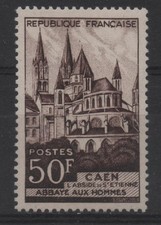 France 1951 : N° 917  ABBAYE AUX HOMMES ( CAEN )