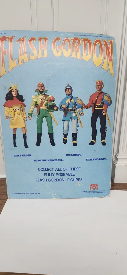 Figura de acción/muñeca vintage Flash Gordon - 9" DR. ZARKOV - 1976 MEGO - SIN USAR, EN CAJA/SELLADA Foto 2 de 4