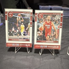 Panini NBA Hoops Haunted Hoops Miami Heat Robinson Anderson Lot 203 52