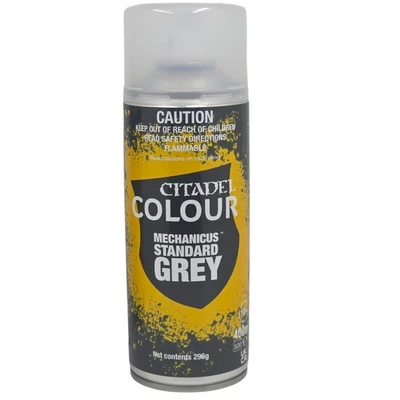 Citadel Colour MECHANICUS STANDARD GREY Spray 400ml Smooth Matte Base Coat