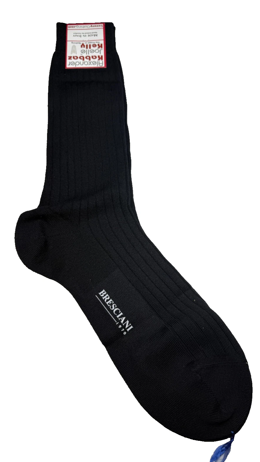Bresciani 1970/ Alexander Joelle Italian Luxury 100% Lana Wool Mens Socks NWT