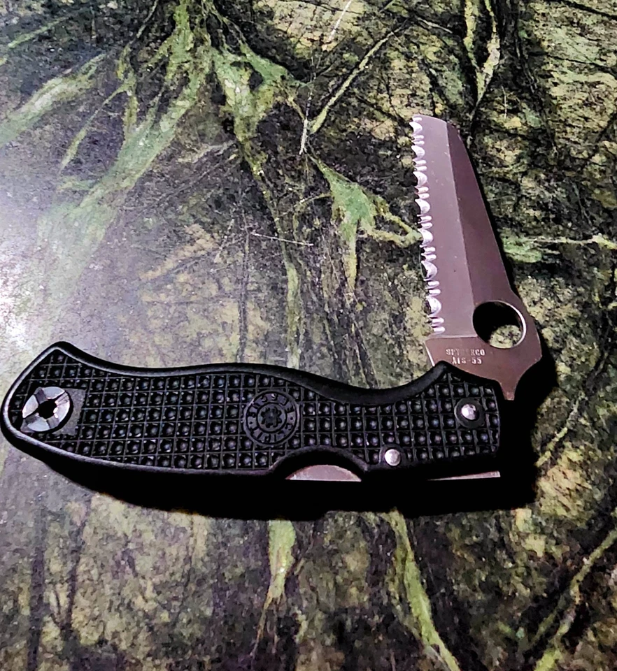 Cuchillo Plegable Spyderco C45SBK (Hoja ATS-55 SS)  Foto 3 de 4