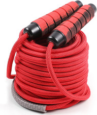 30 FT Long Jump Rope for Kids Adults,Double Dutch Jump Rope,Adjustable Skipping