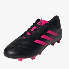 Adidas Little Kids Goletto VIII Firm Ground Soccer Cleats 11K Black Pink NWOB