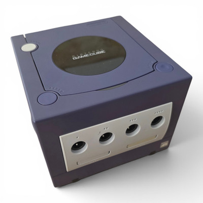 Nintendo GameCube Konsole Indigo Lila mit Netzteil ohne Controller/AV-Kabel