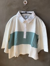 Nike Sportswear Oversized Polo Women Casual Tee Lifestyle Top AsiaFit IB2154-133