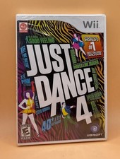 Just Dance 4 Nintendo Wii 2012 BRAND NEW SEALED
