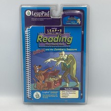 Leap Frog Leap Pad Leap 2 Scooby Doo  Zombie Treasure Book Cartridge 2001 NOS
