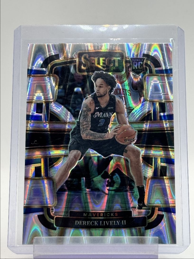 DERECK LIVELY II 2023-24 SELECT CONCOURSE ROOKIE TECTONIC PRIZM RC Q3384