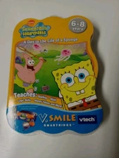 Vtech V.Smile SpongeBob SquarePants Day In The Life Game Cartridge