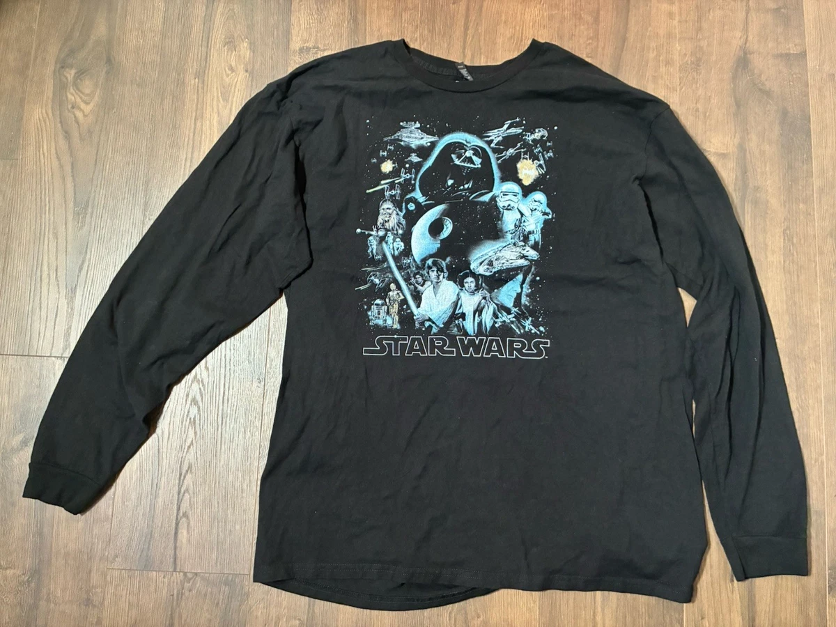 star wars long sleeve dress shirt Amazon.com: Star Wars Men's Rebel Classic Tops Long Sleeve Tee Shirt, Black, Large Tall : Clothing, Shoes & Jewelry