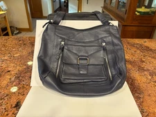 Great American Leatherworks Navy Leather Bag