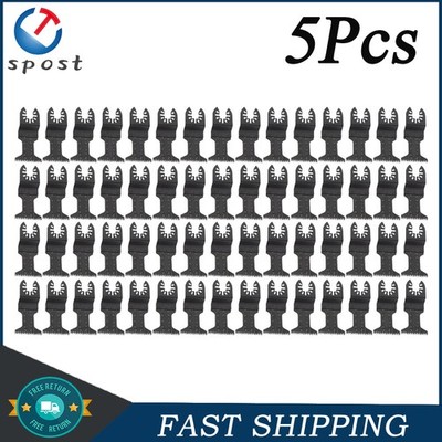 60 pc 1.75'' - 3.5'' Quick Release Saw Blades Oscillating Multitool Tool