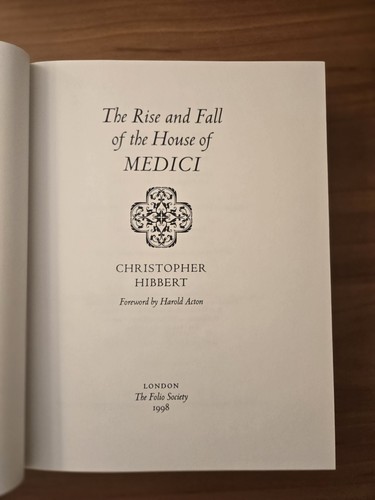 FOLIO SOCIETY - The Rise and Fall of the House of Medici - Christopher Hibbert - Imagen 14 de 19