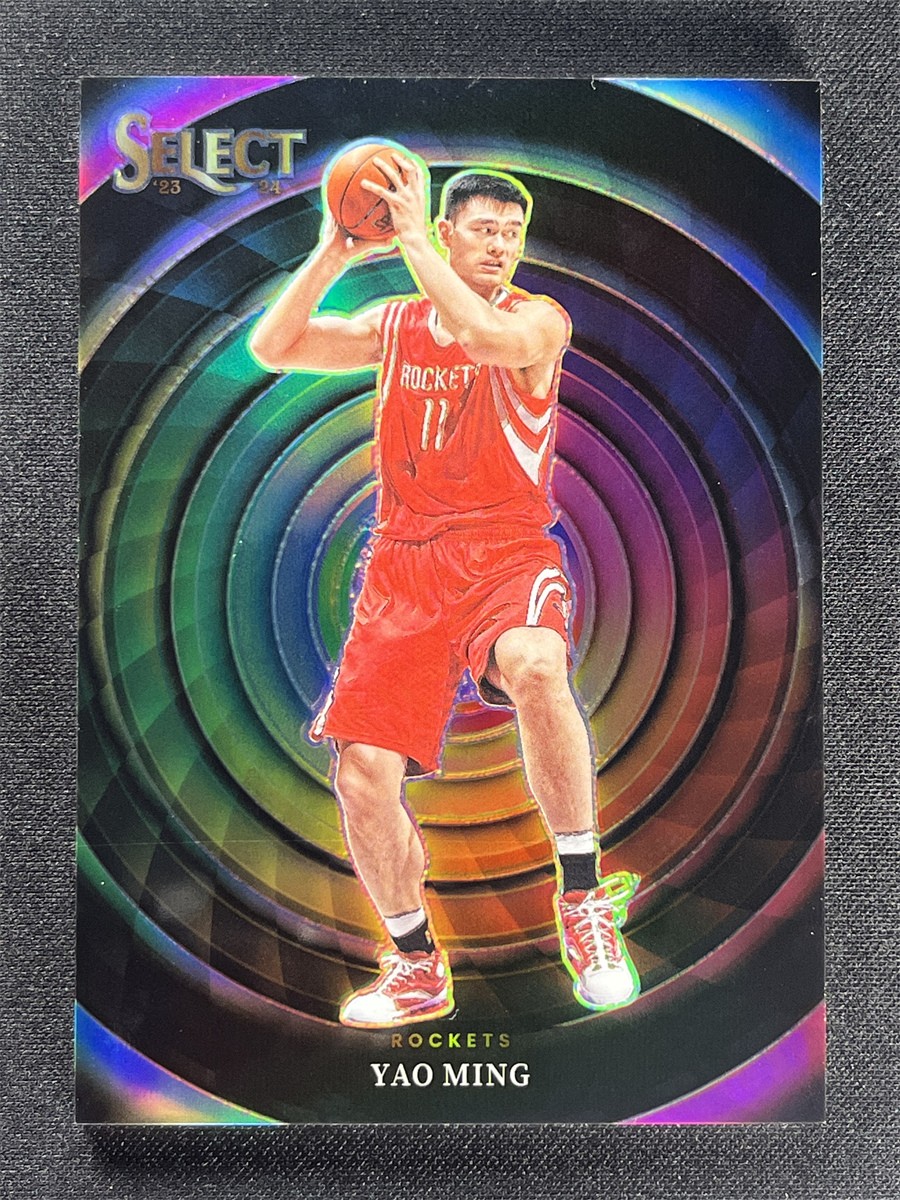 2023-24 Panini Select Yao Ming #7 Color Wheel Prizm Rockets Case Hit SSP