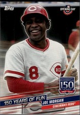 Joe Morgan 2019 Topps Opening Day 150 Years of Fun Cincinnati Reds #YOF-12