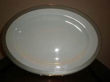 RALPH LAUREN CARLYLE 15" OVAL PLATTER NEW WITH TAG NO BOX 