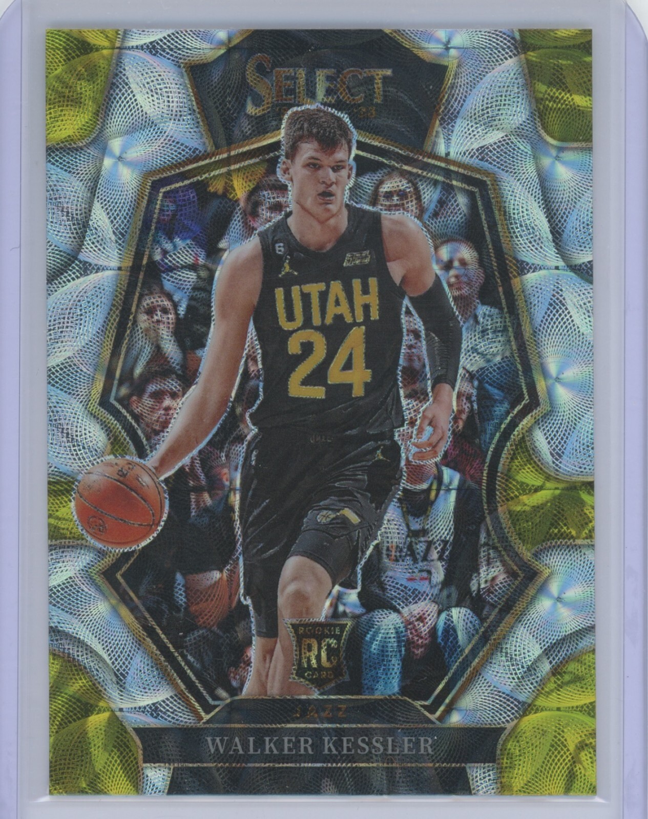 2022-23 Panini Select Walker Kessler Rc Premier Level Silver Scope Prizm #187