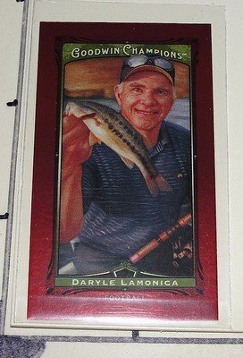 2013 Goodwin Champions DARYLE LAMONICA #81 Magician Mini SP/13 BILLS Notre Dame