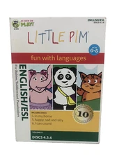 Little Pim English DVD Set Vol 2 PBS Kids 3 Disc for Babies Toddlers Preschooler