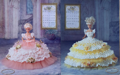 Miss May & April 1997 ~ Barbie Doll Gown Crochet Patterns