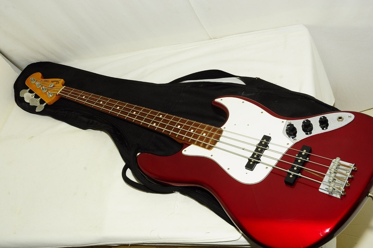 Fender Japan JB62-58 2004~2006 Red Made in Japan Electric Jazz Bass Ref No 4901