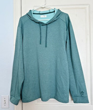 Penguin Sport Hoodie Mens Green Long Sleeve Hoodie with Pockets XL NWOT