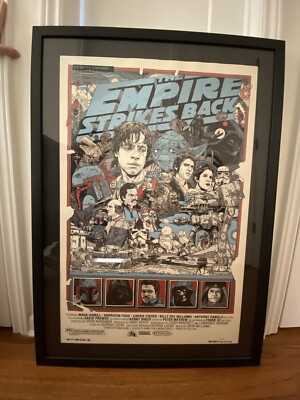 Star wars Trilogy by Tyler Stout Rare Long Sold out Mondo print