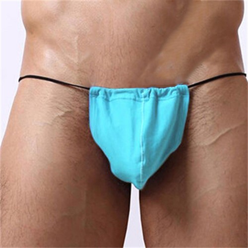 Men's Sexy Underwear Penis Cover Gay Thongs G Strings Low Waist Backless Undies - Picture 18 of 18