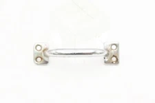 Vintage Old Chrome Handles Gate, Barn, Trunk, Door Handle Drawer Pull 4"L