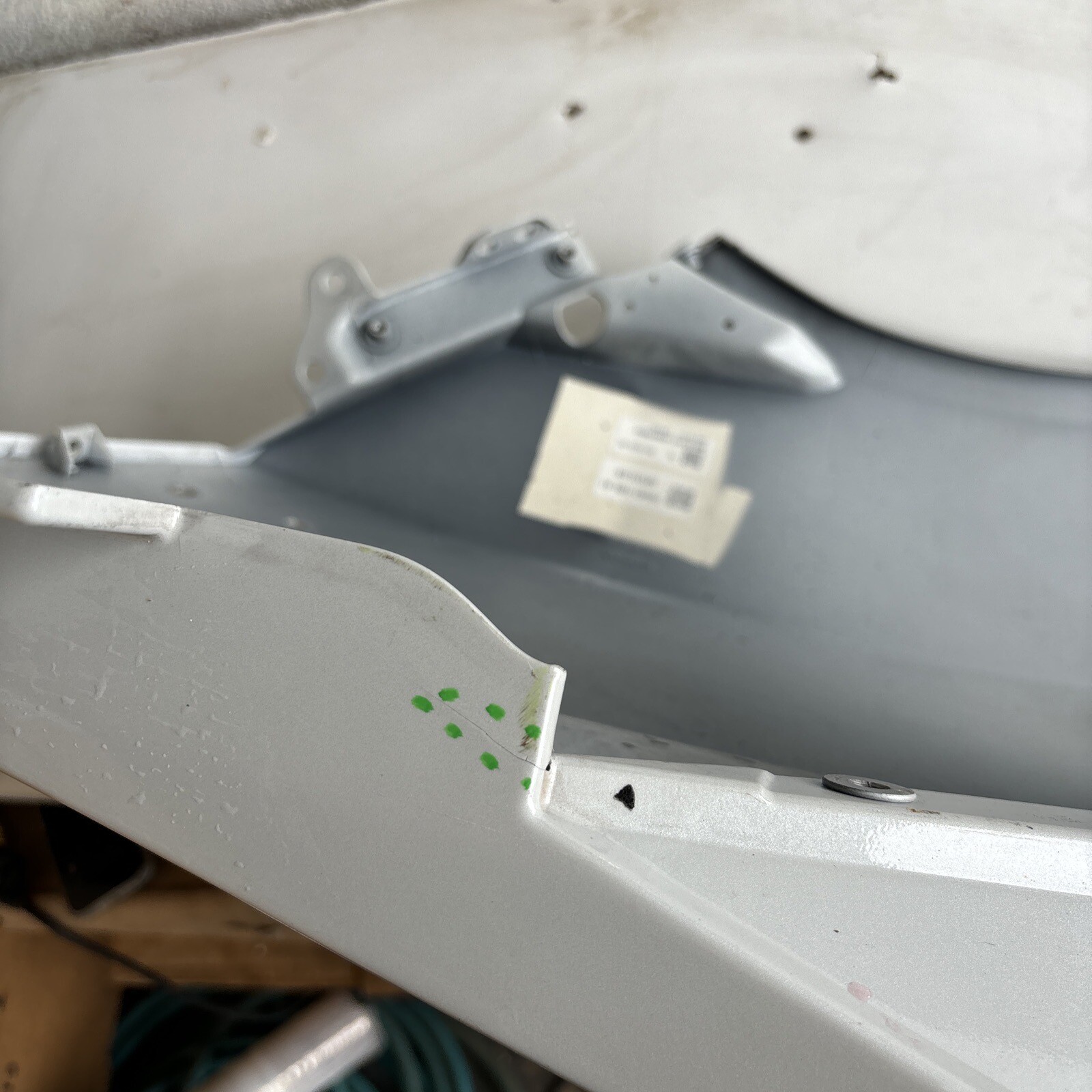 17-22 ACURA NSX REAR RIGHT QUARTER PANEL W/ SPOILER  74440-T6N-A1 #2035