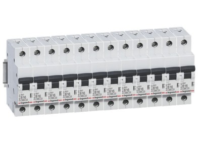 12x Legrand Automat Leitungsschutzschalter B16 16A 1p 6kA Sicherungsautomat RX3