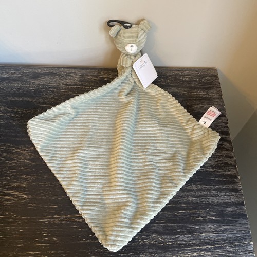 Sainsburys Tu Green Grey Teddy Bear Comforter Blanket Soother Soft Toy