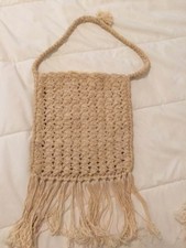 Vintage Macrame Handbag Handmade in Greece from the 1960s