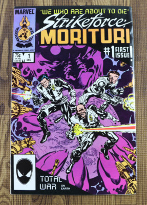 1986 Marvel Comic Strikeforce Morituri #1 VF/VF+