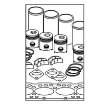 For Massey Ferguson Engine Overhaul Kit 4 Cyl. 4.248 Diesel 590 290 285 275 194