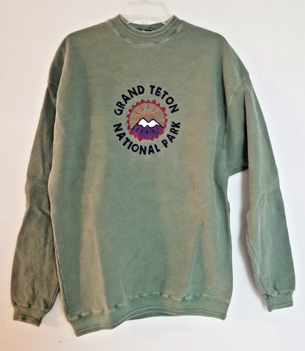 Vintage Grand Teton National Park - Embroidered - Sweatshirt - Men's XL - Picture 4 of 9