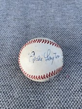 Eddie Layton Michael Kay Steve Farr Autographed OAL American League Baseball
