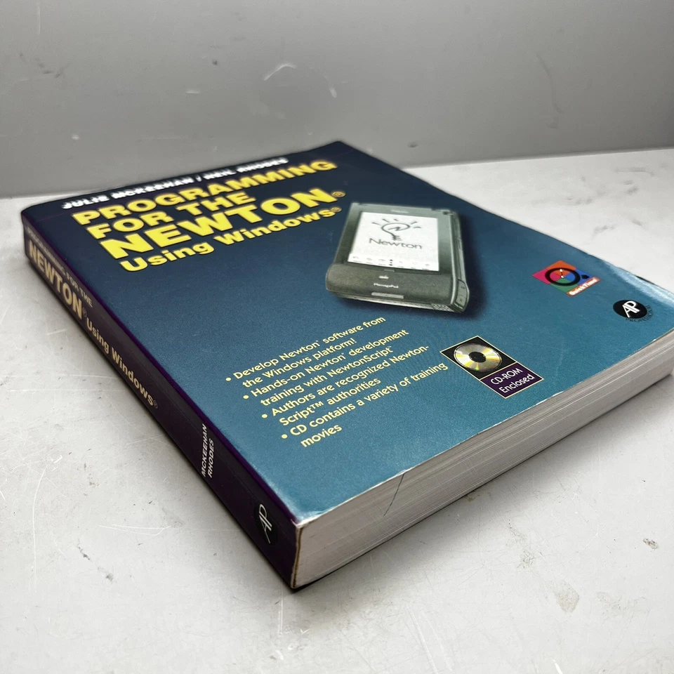 Programación de The Newton Usando Windows Book + Juego de Discos CD-ROM Nueva Guía Manual De Colección Foto 2 de 4