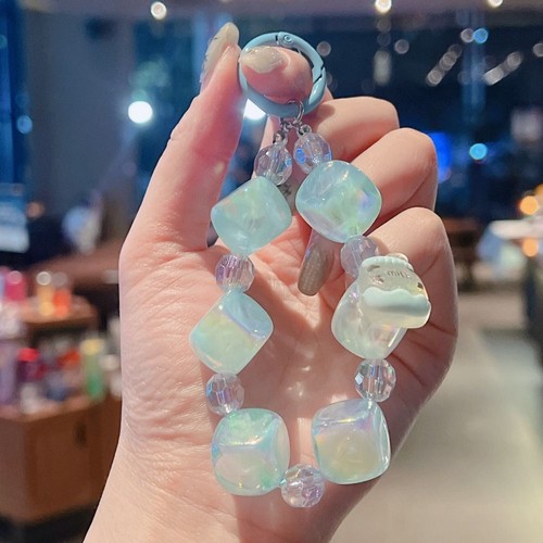 Resin Phone Charm Strap Colored Phone Lanyard Durable Hanging Ornament