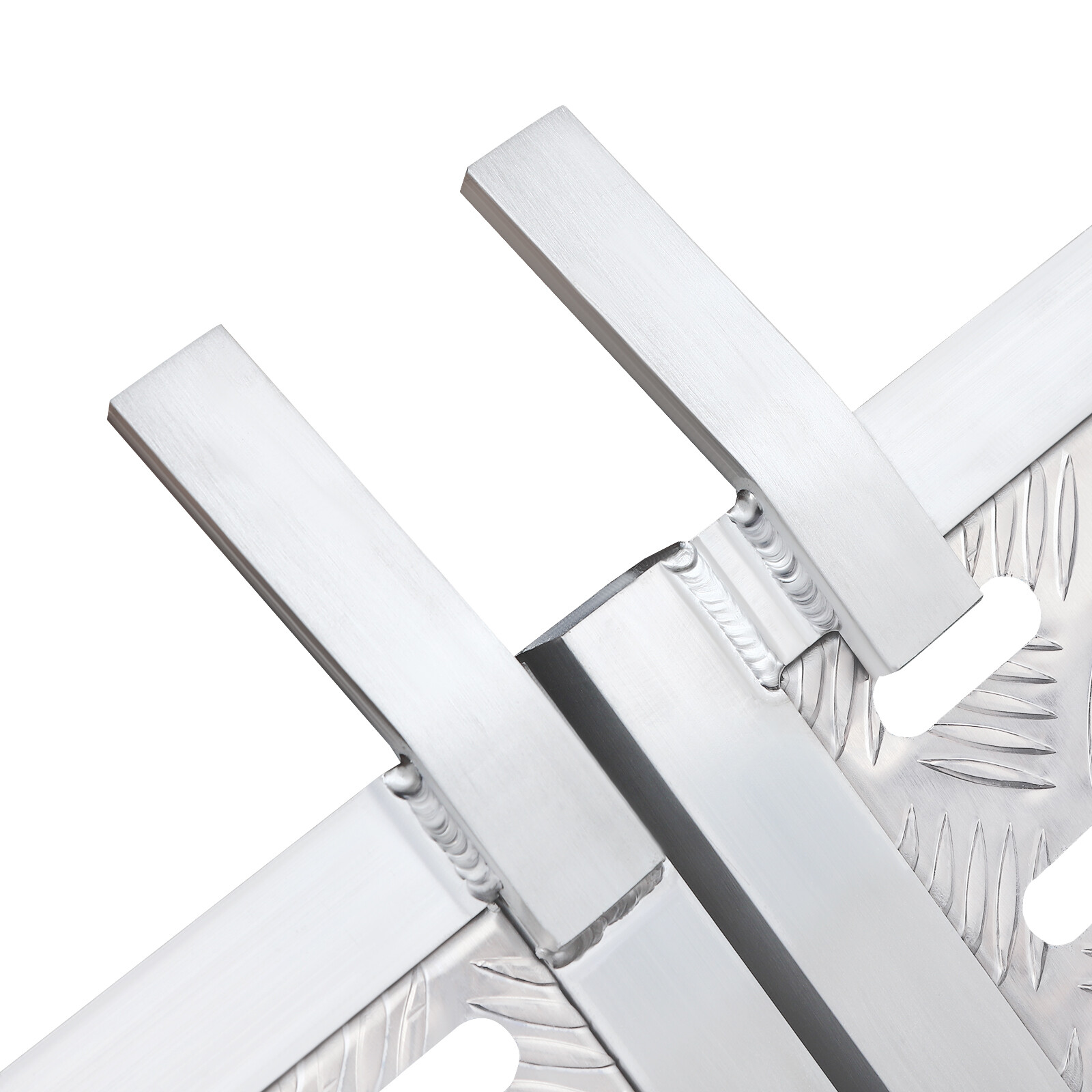 Folding Aluminum Trailer Ramp Loading Ramps Motorcycle ATV UTV Trucks 1500LB