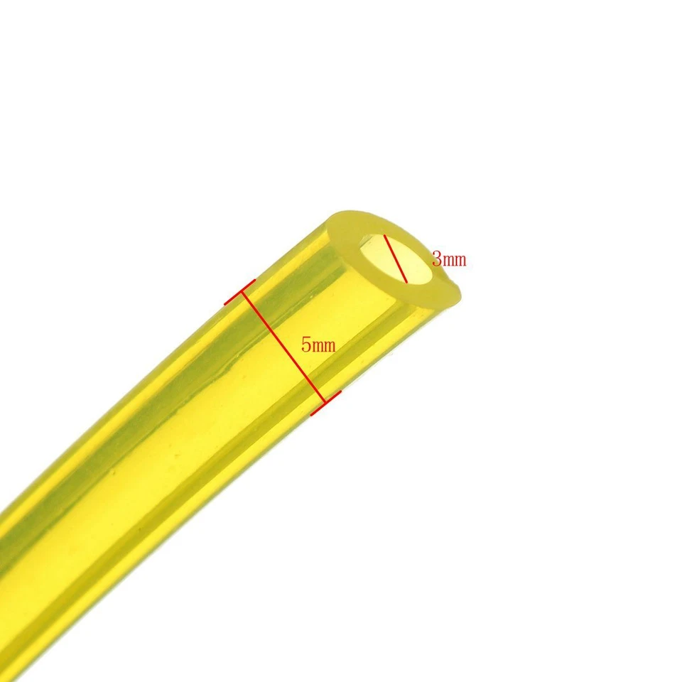 20FT 6m I.D 1/8" O.D 3/16''/ 3mm x 5mm For Tygon Petrol Fuel Gas Line Pipe Hose - Image 2 of 4