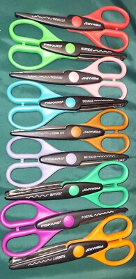 FISKARS Paper Edgers フィスカース クラフトバサミ おまとめ FISKARS Paper Edger Scissors,Set of 18 Patterns,Cutting Craft in