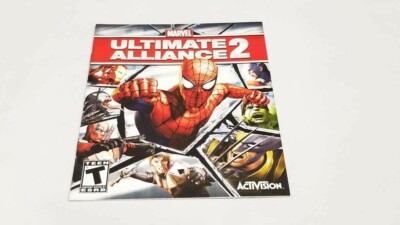 Marvel Ultimate Alliance 2 Manual Instruction Booklet ONLY!!! PS3