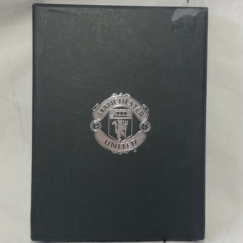 Manchester United vs Aston Villa Soccer Football Journal Black Embossed 4-22-13 - Picture 12 of 12