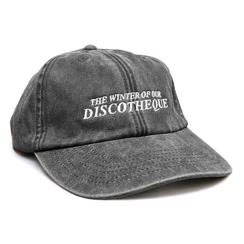 The Winter Of Our Discotheque Washed Embroidered Dad Baseball Cap | Discontent - Picture 5 of 22