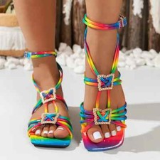 Sandals for Women 2025 Summer New Beach Casual Simple Fashion Female Sandals