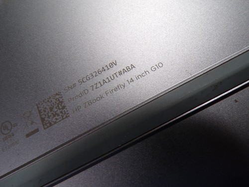 HP ZBOOK FIREFLY G10 i7-1370P 32GB RAM **NO BATTERY **NO HD/ NO CADDIE/ NO OS - Picture 5 of 5