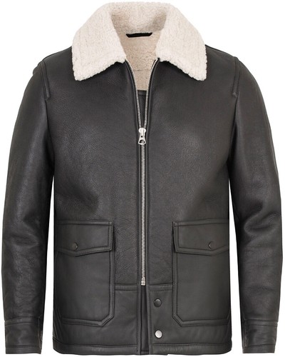 GANT Shearling Real Leather MEDIUM - Picture 2 of 8
